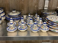 Fes handgeschilderd servies - afbeelding 6 van  8