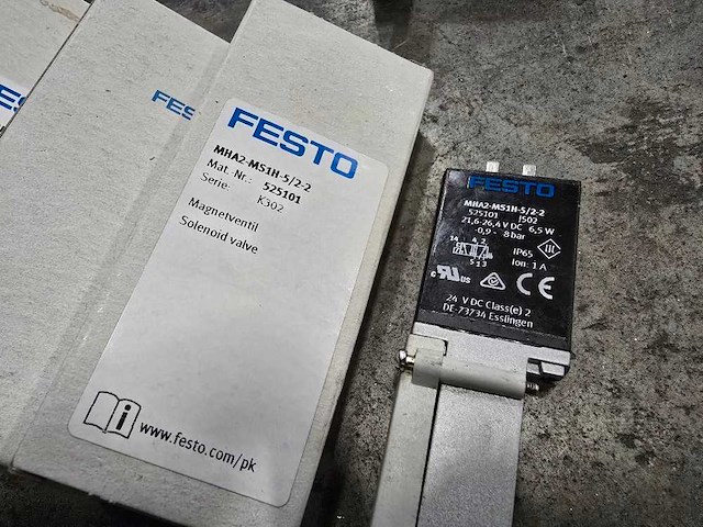 Festo - mha2-ms1h-5/2-2 + mhp2-pr4-5 - pneumatische onderdelen - afbeelding 4 van  7