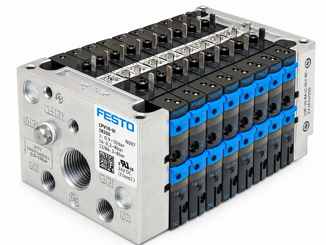 Festo 10p-10-8a-ic-n-y-8c-ex1e+h16d ventieleiland - afbeelding 1 van  11