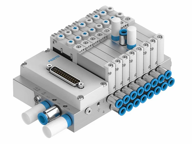 Festo 573606,vtug-10-msdr-b1t-25v20-q8-uc-q6s-3vkl+hm1 ventieleiland - afbeelding 1 van  4