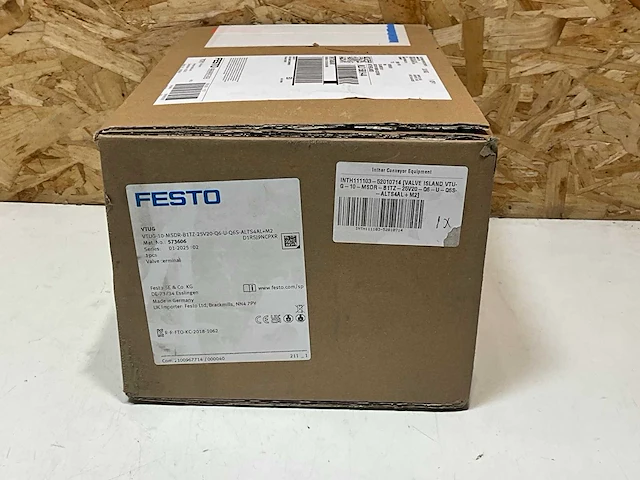 Festo 573606,vtug-10-msdr-b1t-25v20-q8-uc-q6s-3vkl+hm1 ventieleiland - afbeelding 3 van  4