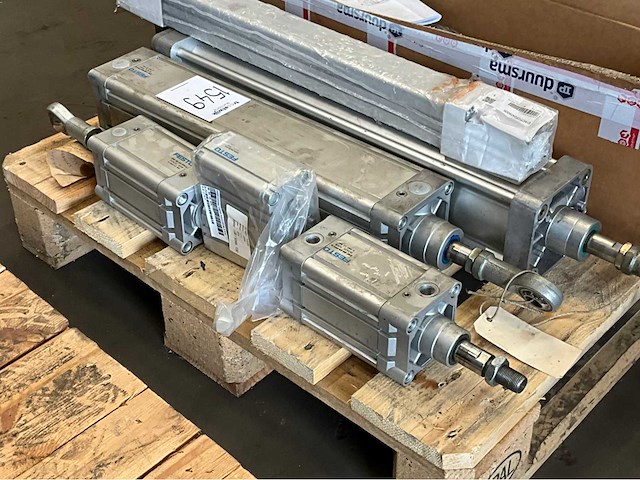 Festo dnc 100 / dnc 80 / advu 50 diverse normcilinders (7x) - afbeelding 2 van  9