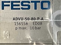 Festo dnc 100 / dnc 80 / advu 50 diverse normcilinders (7x) - afbeelding 7 van  9