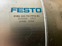 Festo dsbg-160-750-ppva-n3 pneumatische cilinder (2x) - afbeelding 4 van  4