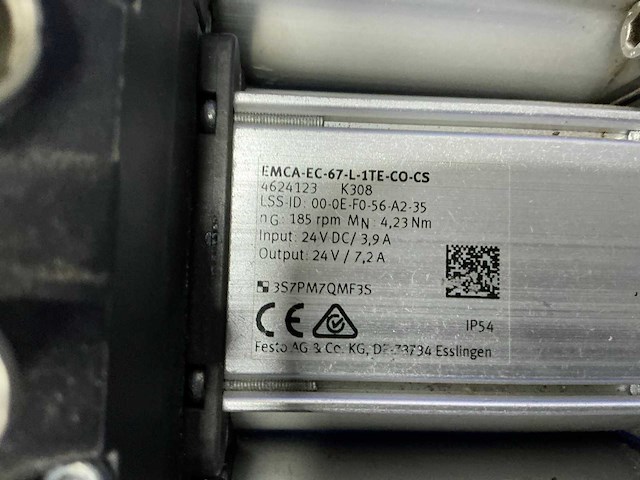 Festo emca-ec-67-l-1te-co-es servomotor (4x) - afbeelding 2 van  10