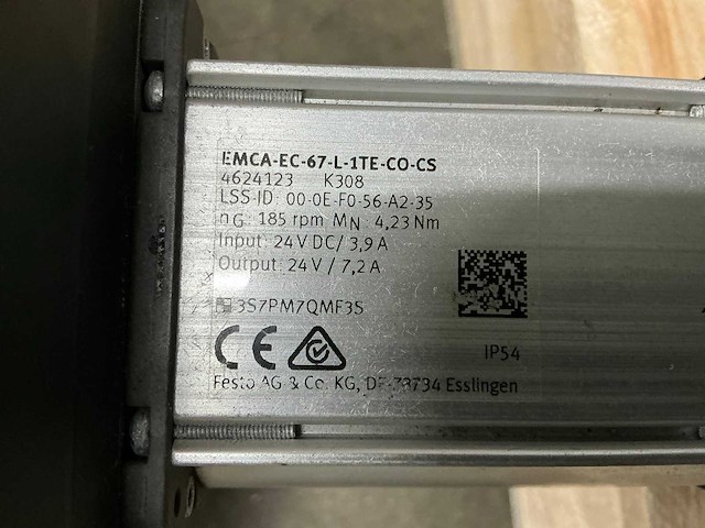 Festo emca-ec-67-l-1te-co-es servomotor (4x) - afbeelding 9 van  10