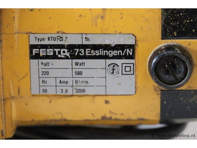 Festo handpolijstmachine kturs 2 - afbeelding 4 van  7