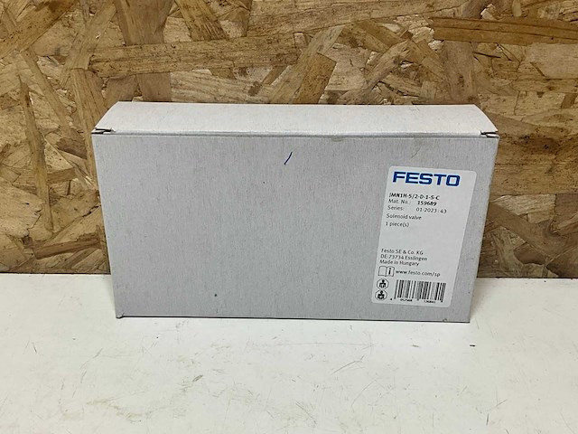 Festo jmn1h-5/2d 15689 magneetventiel - afbeelding 2 van  3