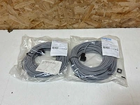 Festo kme-1-24-10-led connector met kabel (2x)