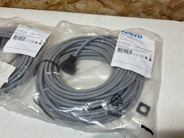 Festo kme-1-24-10-led connector met kabel (2x) - afbeelding 3 van  4
