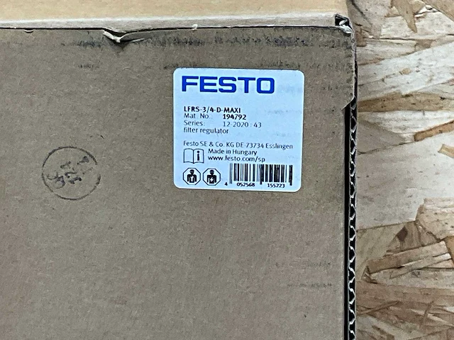 Festo lfrs-3/4-d-maxi 194792 fliterregelventiel - afbeelding 7 van  7