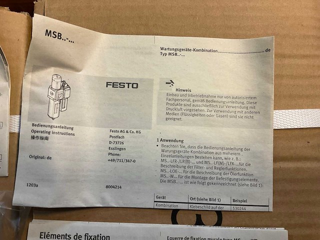 Festo ms6 perslucht regelunit (7x) - afbeelding 3 van  12