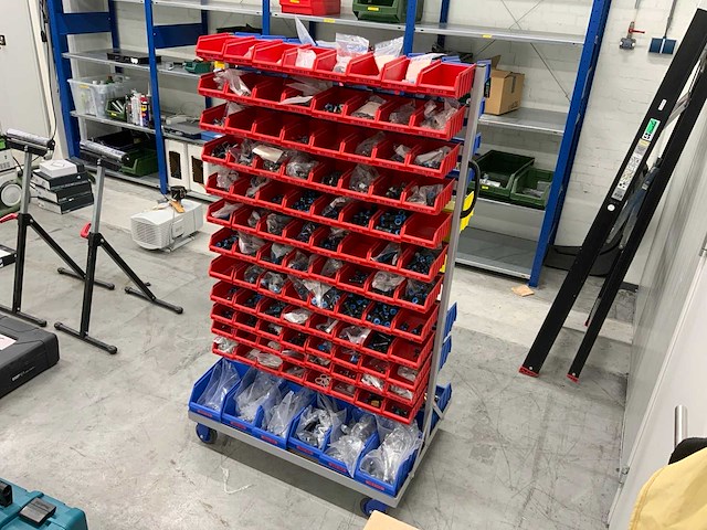 Festo qsm / qs / qsl / qst 137-delig mobiel assortiment onderdelen magazijnwagen - afbeelding 1 van  18