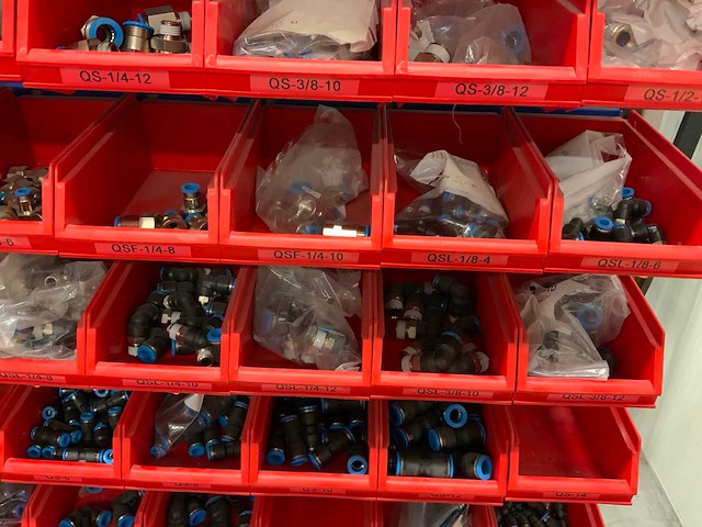 Festo qsm / qs / qsl / qst 137-delig mobiel assortiment onderdelen magazijnwagen - afbeelding 13 van  18