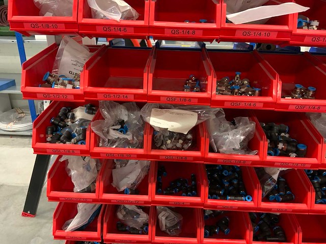 Festo qsm / qs / qsl / qst 137-delig mobiel assortiment onderdelen magazijnwagen - afbeelding 14 van  18