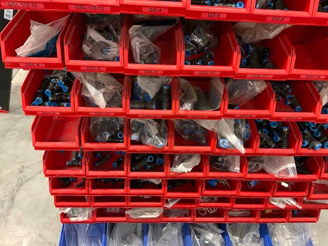 Festo qsm / qs / qsl / qst 137-delig mobiel assortiment onderdelen magazijnwagen - afbeelding 16 van  18