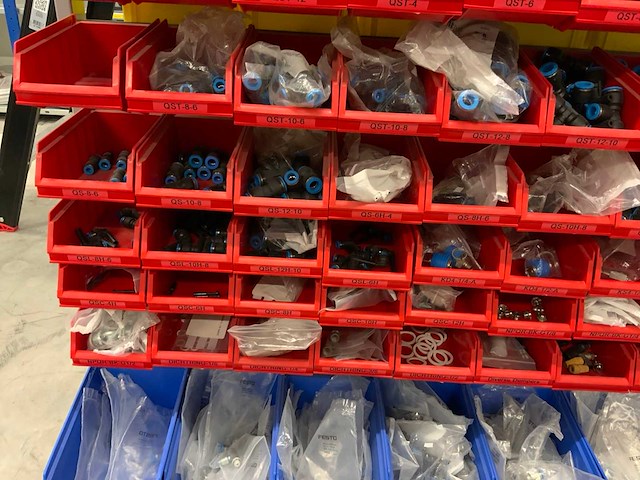 Festo qsm / qs / qsl / qst 137-delig mobiel assortiment onderdelen magazijnwagen - afbeelding 18 van  18