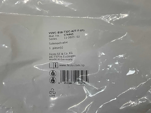 Festo vuvg-b18-t32c-azt-f-1p3 magneetventiel (3x) - afbeelding 4 van  4