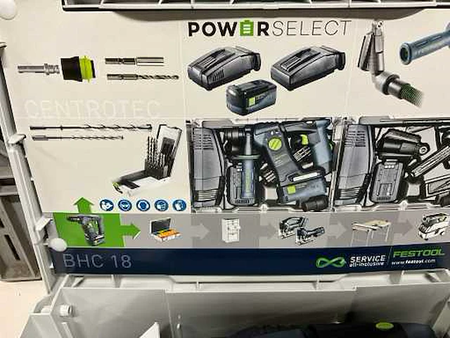 Festool - bhc 18 basic - accu boorhamer - afbeelding 7 van  8