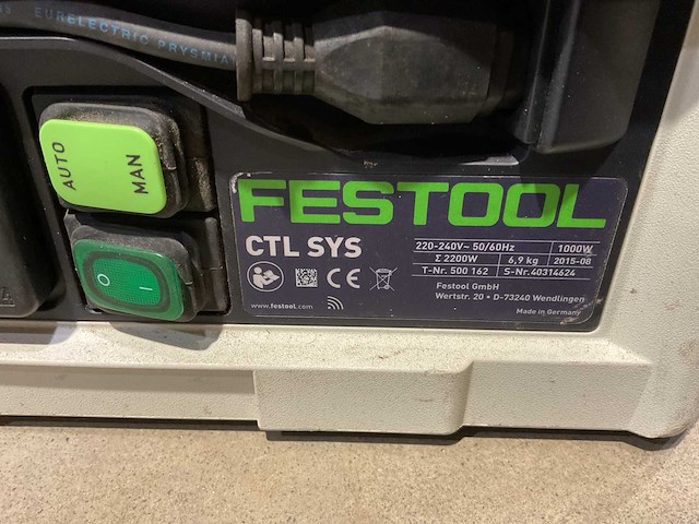 Festool - ctl sys/psb300eq / rs 300 / sys-roll 100 - stofzuiger+decoupeerzaag+schuurmachine+transportkar - afbeelding 6 van  11