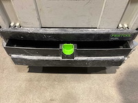 Festool - ctl sys/psb300eq / rs 300 / sys-roll 100 - stofzuiger+decoupeerzaag+schuurmachine+transportkar - afbeelding 10 van  11