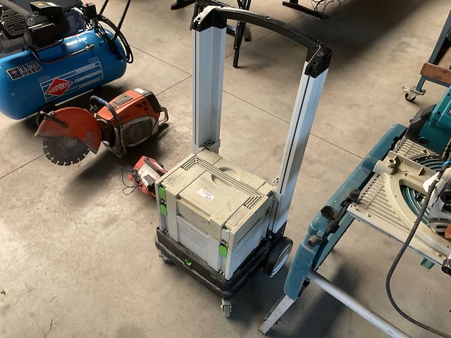 Festool - psb300eq / rs 300 / sys-roll 100 - decoupeerzaag schuurmachine transportkar - afbeelding 1 van  6