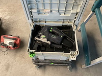 Festool - psb300eq / rs 300 / sys-roll 100 - decoupeerzaag schuurmachine transportkar - afbeelding 3 van  6