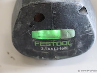 Festool accu deltaschuurmachine dtsc 400 li 3,1 i-plus 575710 - afbeelding 9 van  10