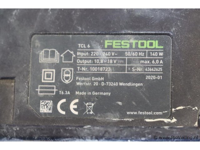 Festool accu deltaschuurmachine dtsc 400 - afbeelding 7 van  9