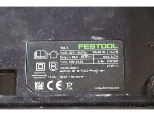 Festool accu deltaschuurmachine dtsc 400 - afbeelding 5 van  7