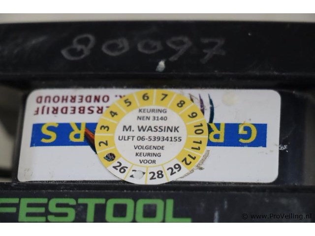 Festool accu deltaschuurmachine dtsc 400 - afbeelding 6 van  7