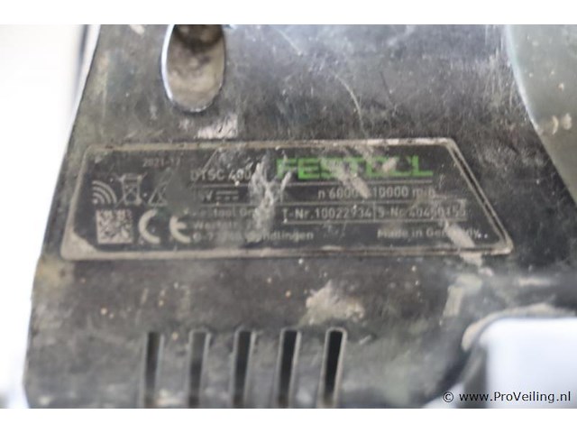 Festool accu-deltaschuurmachine dtsc 400 - afbeelding 4 van  9