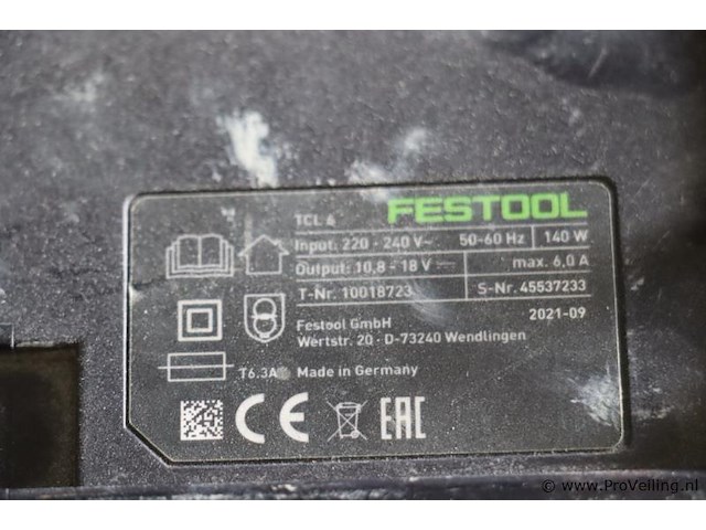 Festool accu-deltaschuurmachine dtsc 400 - afbeelding 7 van  9
