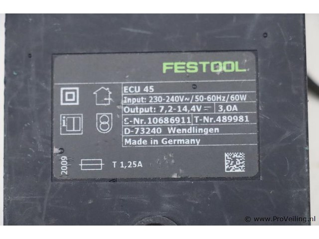 Festool accuboormachine tdd 14,4 fx - 2.0 ah incl. opbergkoffer - afbeelding 14 van  15