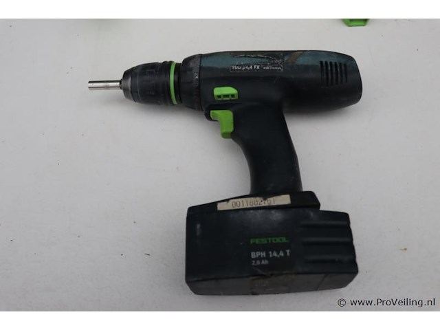 Festool accuboormachine tdd 14,4 fx - 2.0 ah incl. opbergkoffer - afbeelding 15 van  15