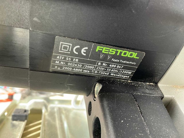 Festool atf 55 eb invalzaag - afbeelding 5 van  5