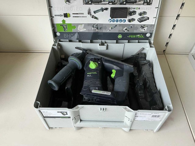 Festool bhc 18 hpc 4,0 i-plus accuboorhamer met koffer - afbeelding 1 van  5