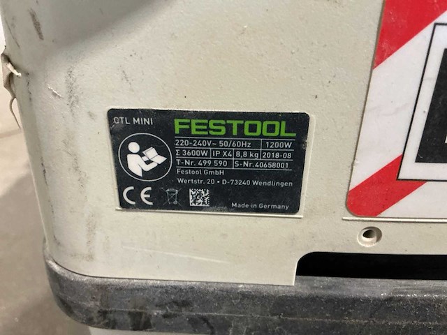 Festool ctl mini industriële stofzuiger - afbeelding 6 van  6