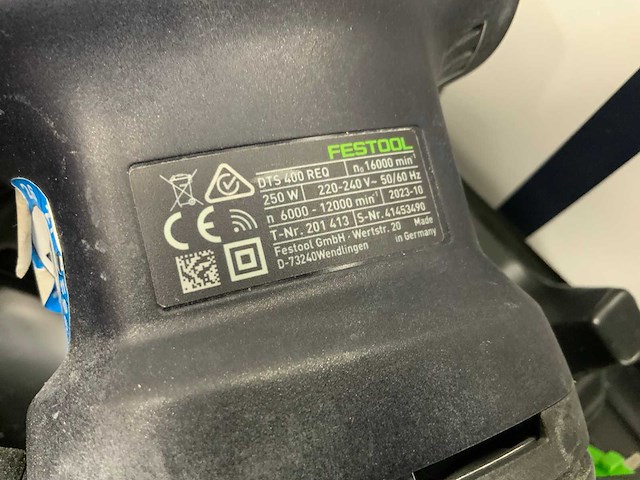 Festool dts 400 req delta schuurmachine inclusief accessoires en 2 x systainer - afbeelding 4 van  5