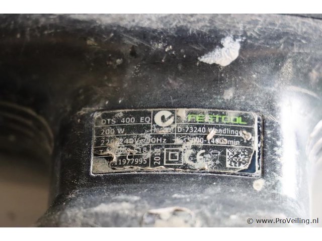 Festool dts deltaschuurmachine 400 req-plus - afbeelding 3 van  6
