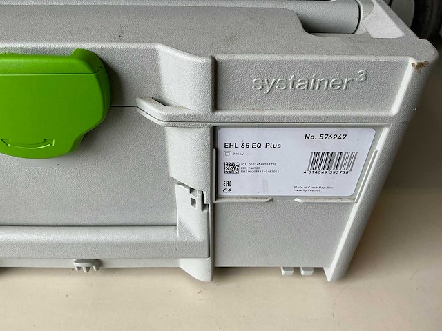 Festool ehl 65 eq-plus eenhandschaafmachine met koffer - afbeelding 1 van  1
