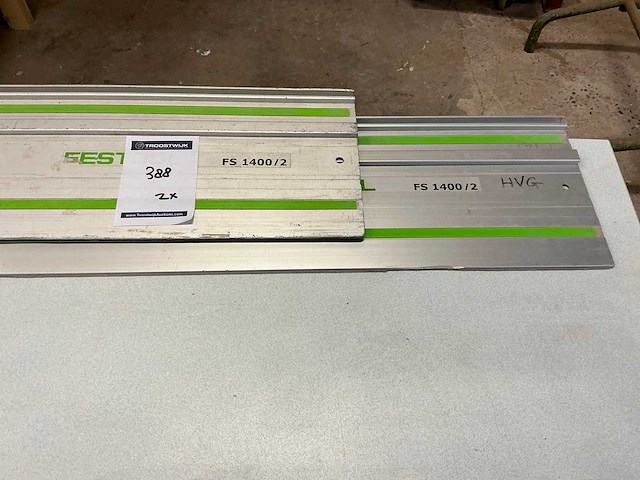 Festool fs 1400/2 lineaal (2x) - afbeelding 2 van  2