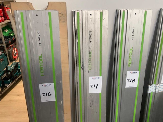 Festool fs 1409/2 zaaggeleider (2x) - afbeelding 2 van  2