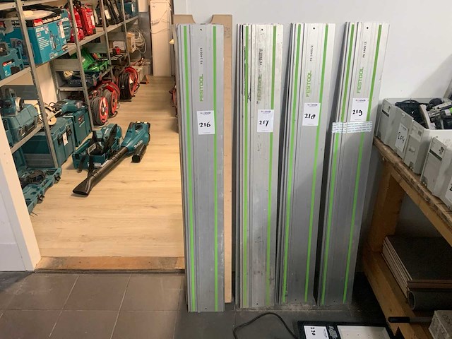 Festool fs 1409/2 zaaggeleider (3x) - afbeelding 1 van  2