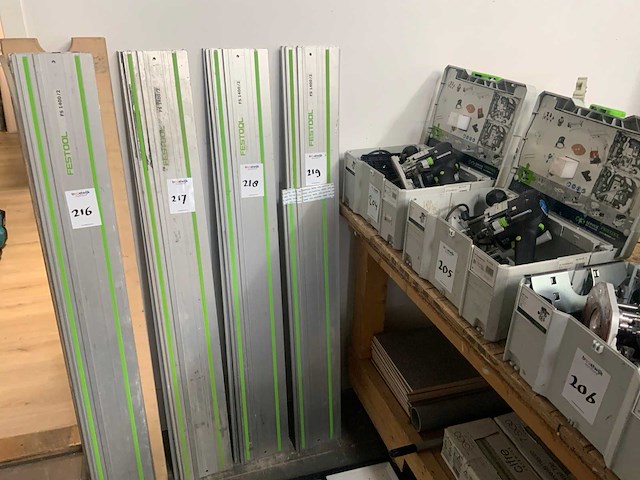 Festool fs 1409/2 zaaggeleider (3x) - afbeelding 1 van  2