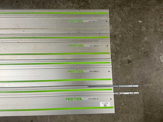 Festool fs1400/2 lineaal (4x) - afbeelding 3 van  3