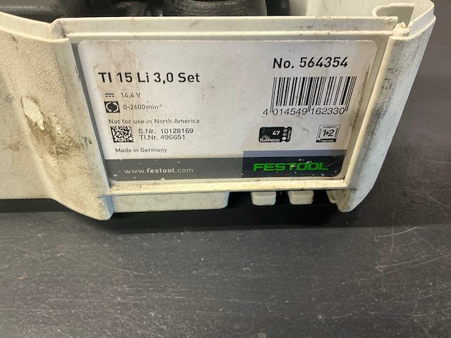 Festool li 3,0 set ti15 - afbeelding 4 van  4