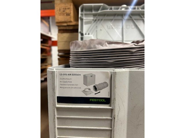 Festool ls-sys-air d200x6m toevoerluchtslang in systainer - afbeelding 4 van  6