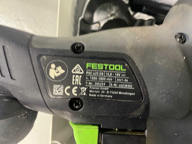 Festool pcs 420 eb decoupeerzaag - afbeelding 6 van  8