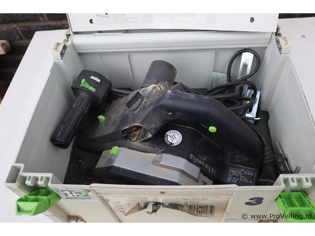 Festool schaafmachine hl 850 eb-plus incl. opbergkoffer - afbeelding 1 van  10